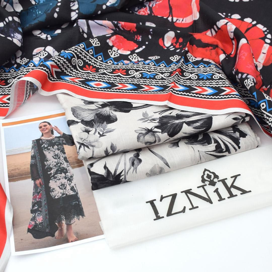 Khaddar 3-Piece Suit - Winter Collection