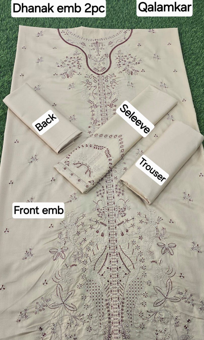 WINTER COLLECTION BRAND:MIX FABRIC DHANAK 2 PC