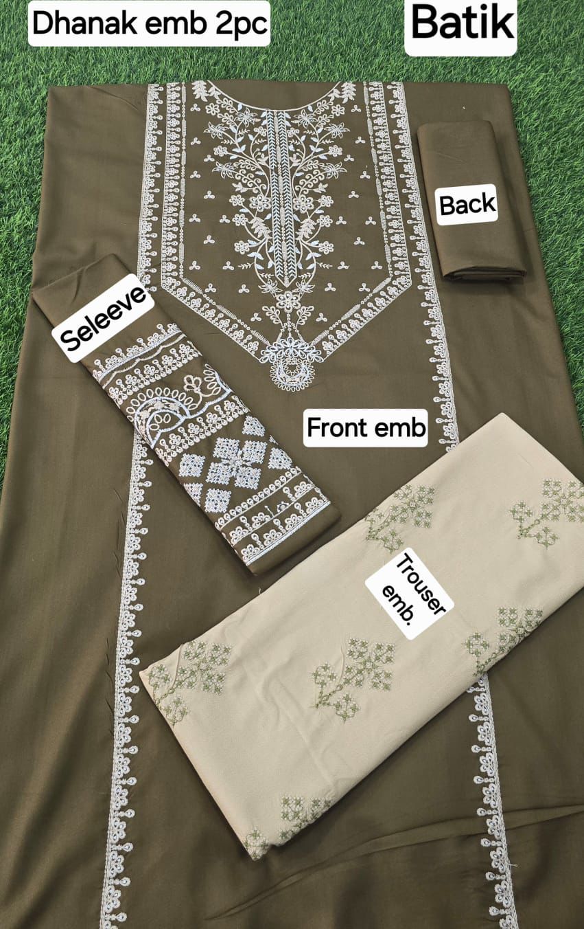 WINTER COLLECTION BRAND:MIX FABRIC DHANAK 2 PC