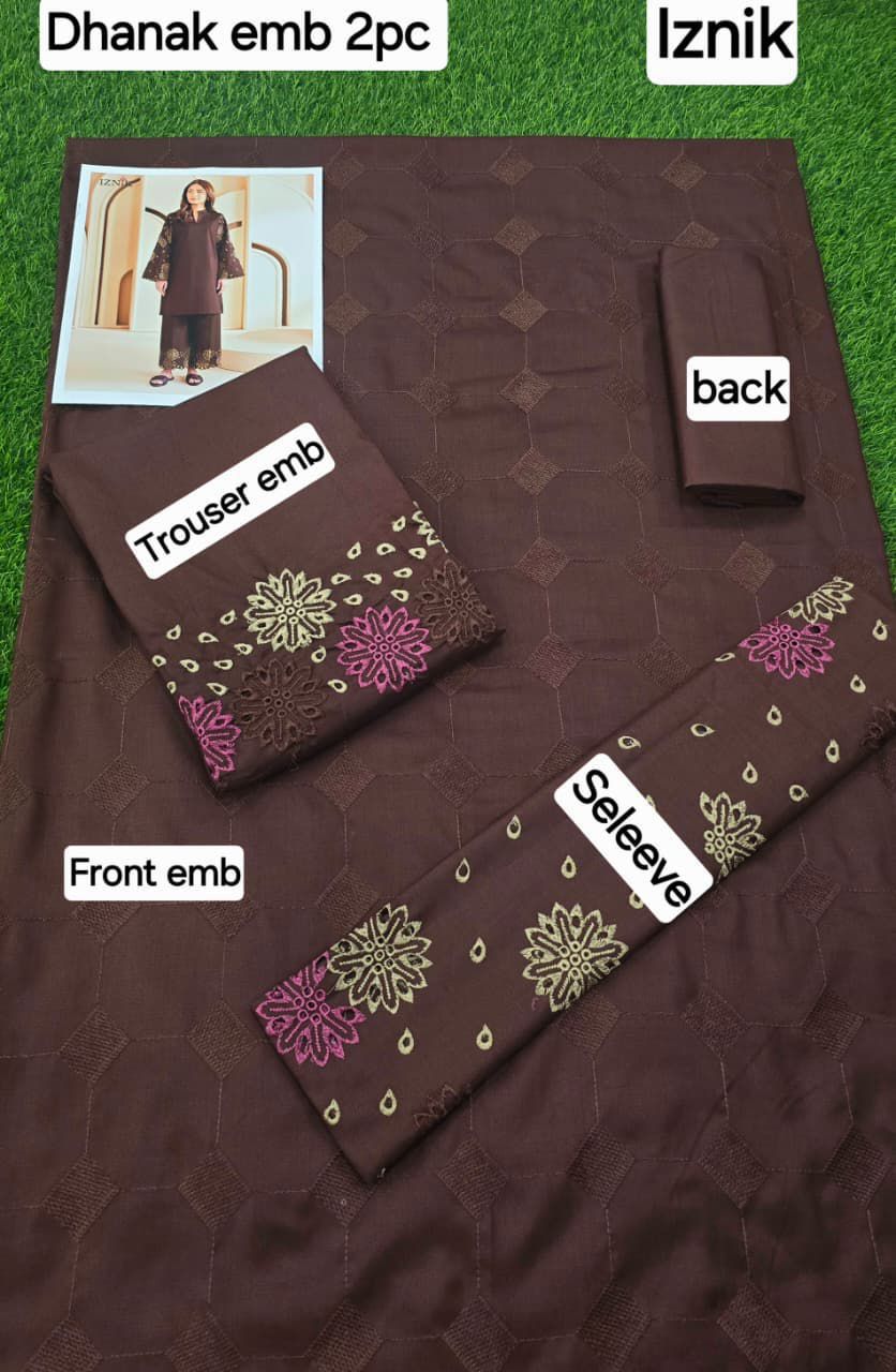 WINTER COLLECTION BRAND:MIX FABRIC DHANAK 2 PC