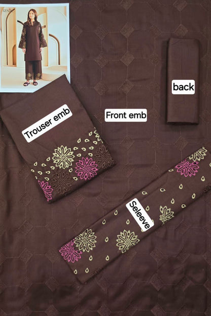 WINTER COLLECTION BRAND:MIX FABRIC DHANAK 2 PC