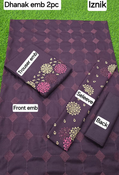 WINTER COLLECTION BRAND:MIX FABRIC DHANAK 2 PC