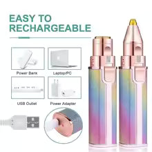 Eyebrow Trimmer Rechargeable & Washable