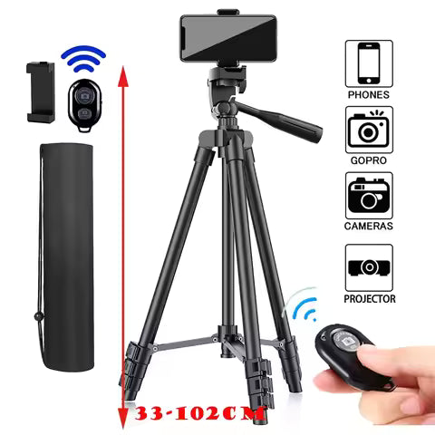 Selfie Stick with Tripod Stand - 4 in 1 Bundle