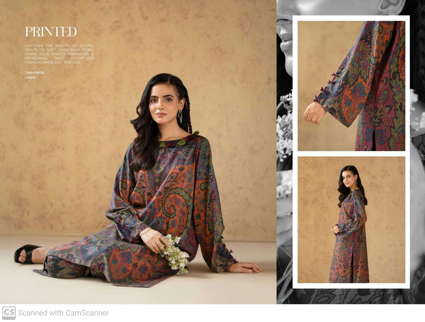 TWO-PIECE LINEN BANA DORA