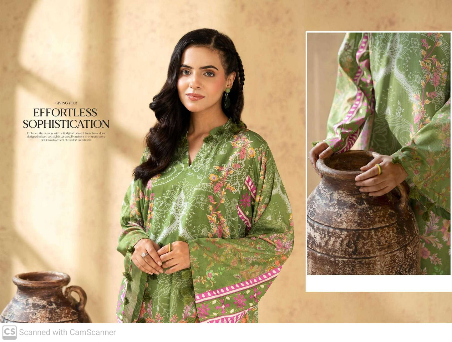 TWO-PIECE LINEN BANA DORA