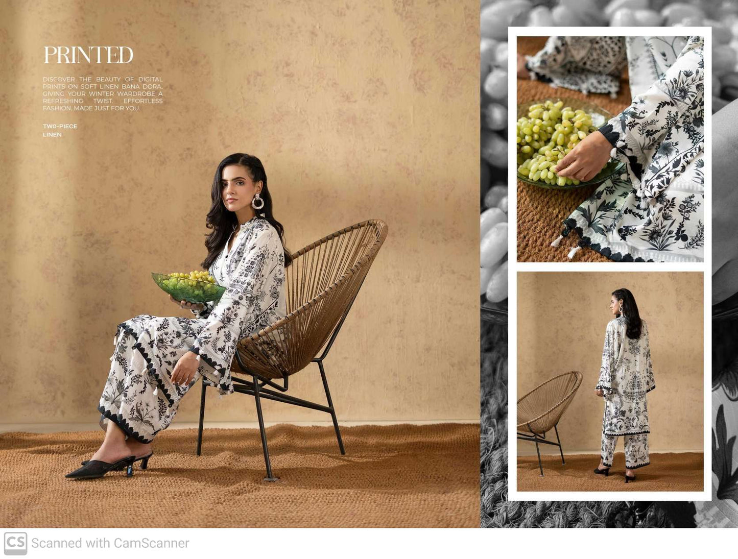 TWO-PIECE LINEN BANA DORA