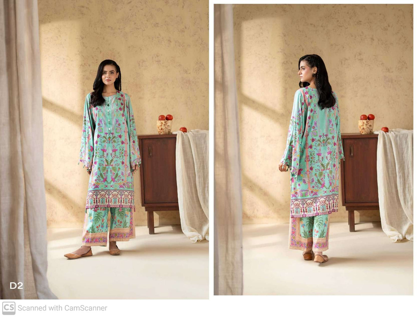 TWO-PIECE LINEN BANA DORA