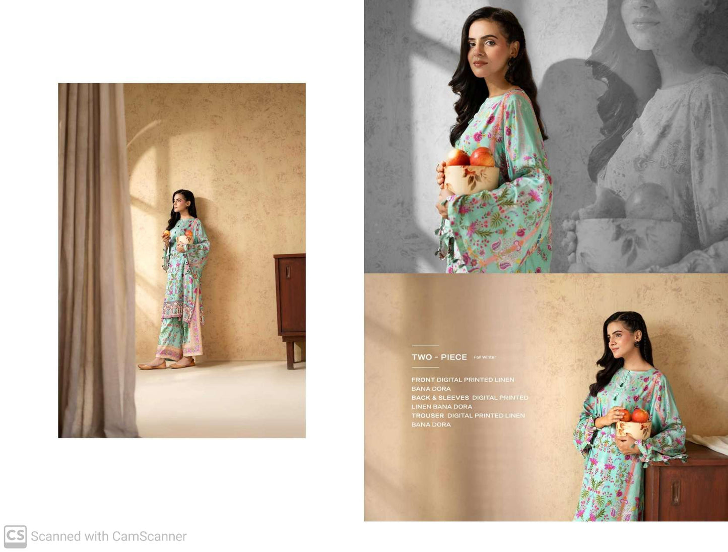 TWO-PIECE LINEN BANA DORA