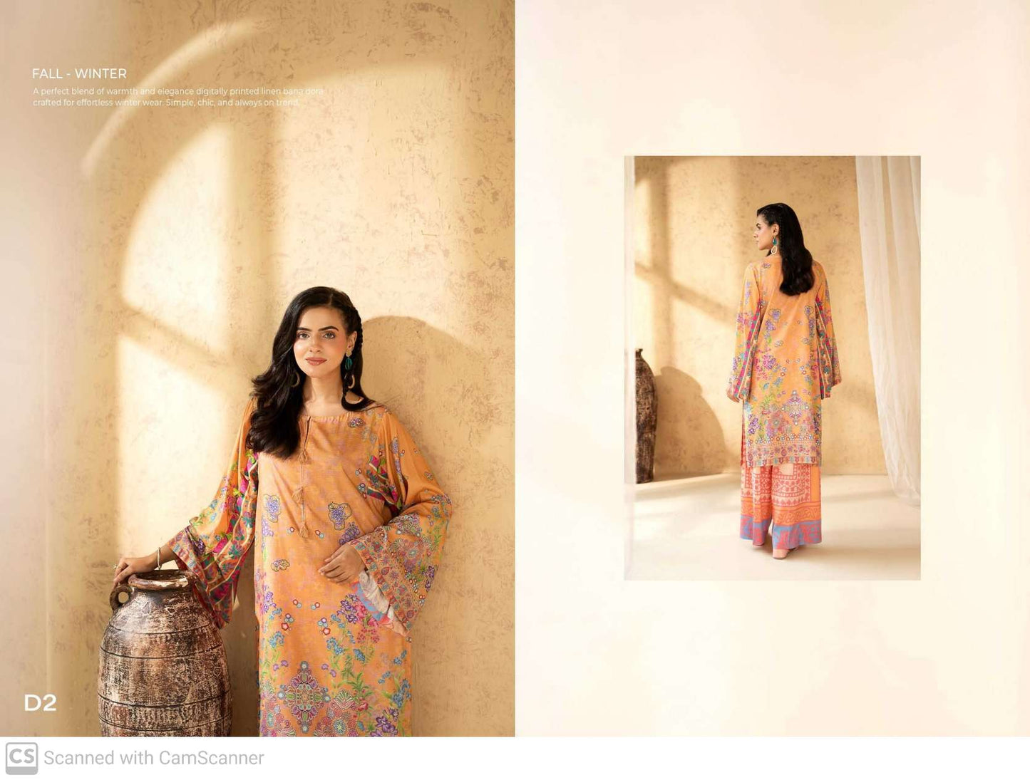 TWO-PIECE LINEN BANA DORA