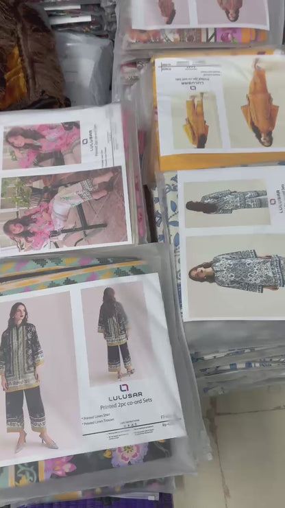 LULUSAR Hit Code Design Co-ord sets