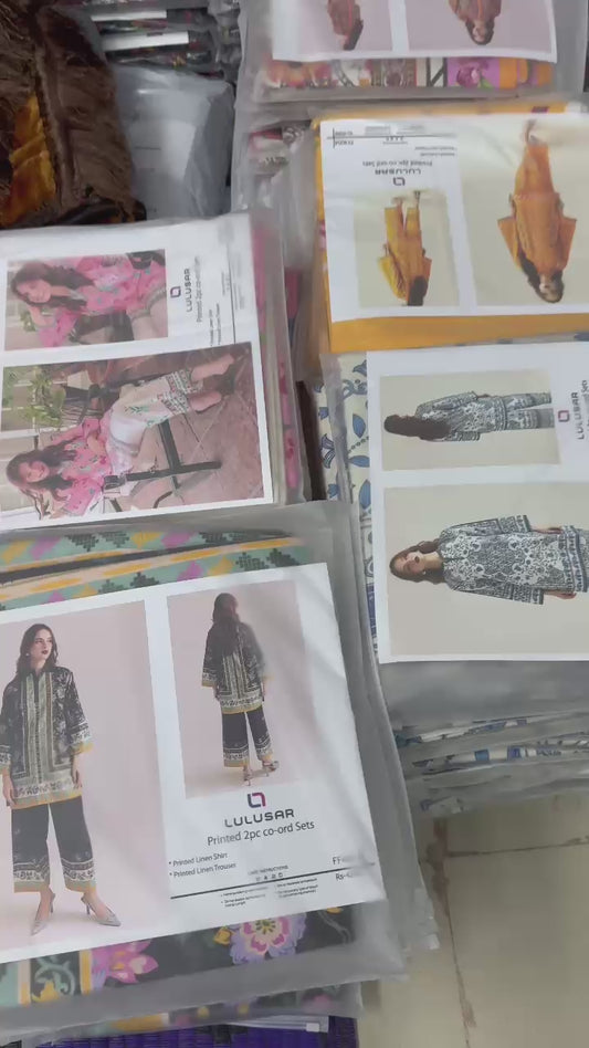 LULUSAR Hit Code Design Co-ord sets