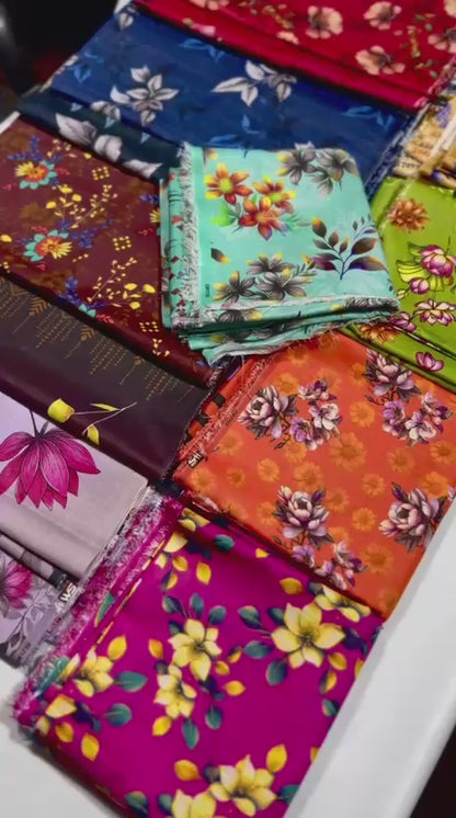 Women High Quality Unstitched Silk